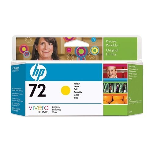HP 72 Yellow / Geel inkt cartridge