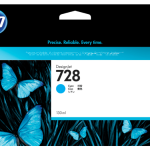 HP 728 Cyaan inkt cartridge 130 ml